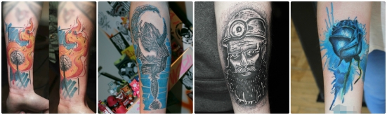 tattoo collage